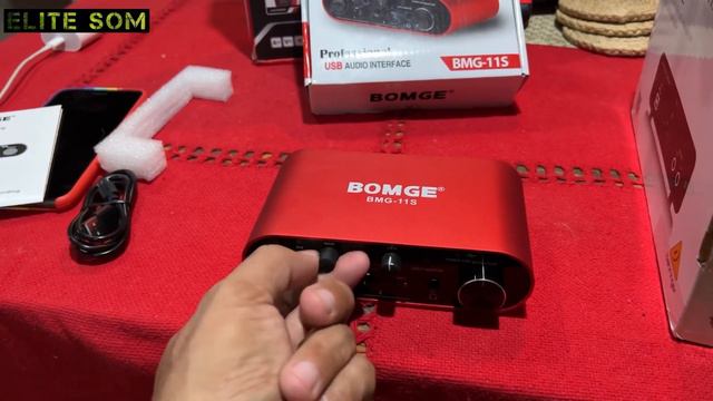 BOMGE BMG11S e U-PHORIA UMC22  Microfone RTA Super Lux ECM999  Habotest hd208d
