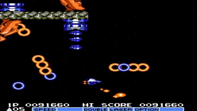 Gradius 2 (NES) Full Video Walkthrough No Commentary HD Longplay