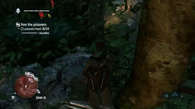 Assassin's Creed 4 Black Flag Gameplay Walkthrough Part 13 - Overrun And Outnumbered 100% Sync