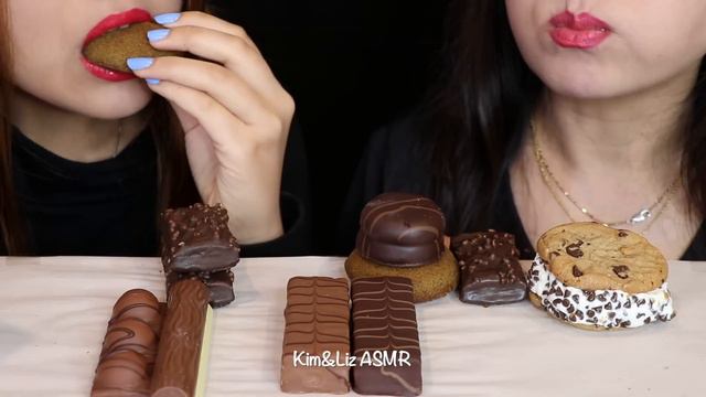 ASMR LEFTOVER DESSERT RACE (ICE CREAM, CAKE BARS, CHOCOLATE MARSHMALLOW, OREO, KITKAT, PUFF PASTRY먹