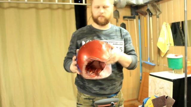 Полировка шлема до зеркального блеска. Полировка глянцевого лака