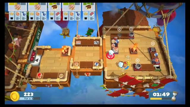 Overcooked 2 [Nintendo Switch] - World 2 Level 2 - 3 Stars!!!