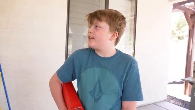 Crazy Strong Water Blaster Battle! Spying Without Getting Caught!