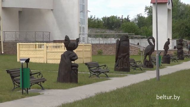 Гостиничный комплекс Над Припятью - территория, Отдых в Беларуси