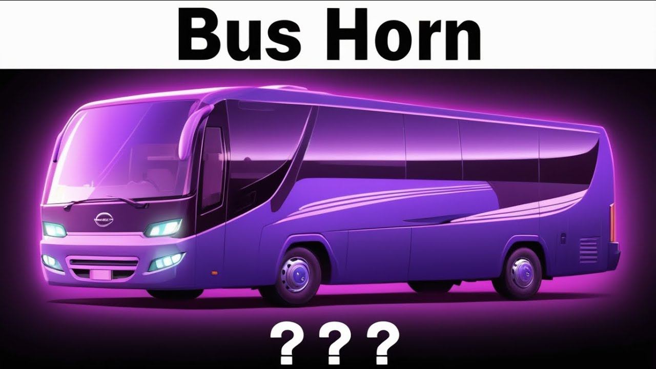 10 Bus Horn Sound Variations In 44 Seconds