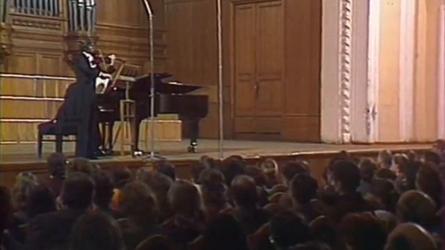 Viktor Tretyakov - Brahms Scherzo & Beethoven Violin Sonata No. 7 - Video 1980
