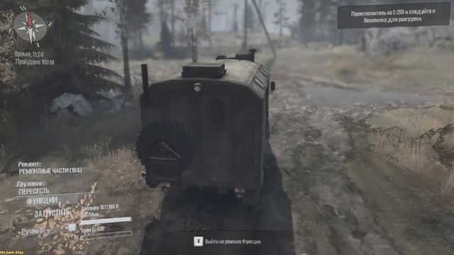#Spintires Spintires: MudRunner ➤ Refueling And Fixing(Заправка и починка) №2