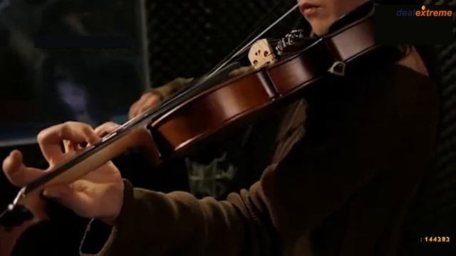 Instrument Wood Case 4-String Violin W/ Horse Hair Bow And Rosin - DealExtreme