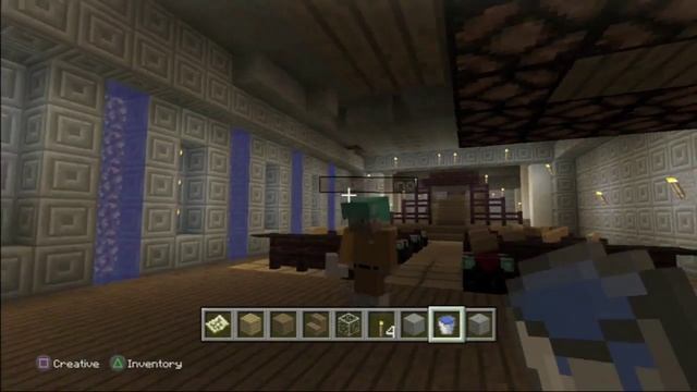 Minecraft Ps3: VILLAGE CHURCH REBUILD (Playstation 3 Edition) Online Gameplay