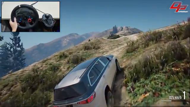 GTA 5 Offroading - Mercedes Maybach GLS 600 - Logitech G29 Gameplay
