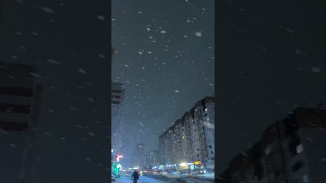 Снег в Ставрополе