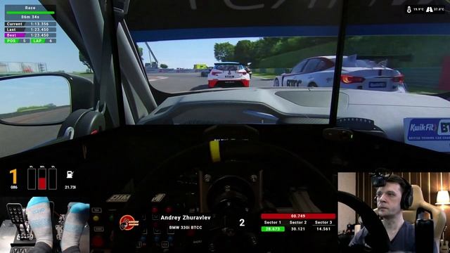 RFactor 2 - New Content - BMW 330i BTCC At Croft Circuit
