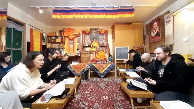 Цог Лама-чопа под руководством Рабтена Ринпоче 18.11.2022.
