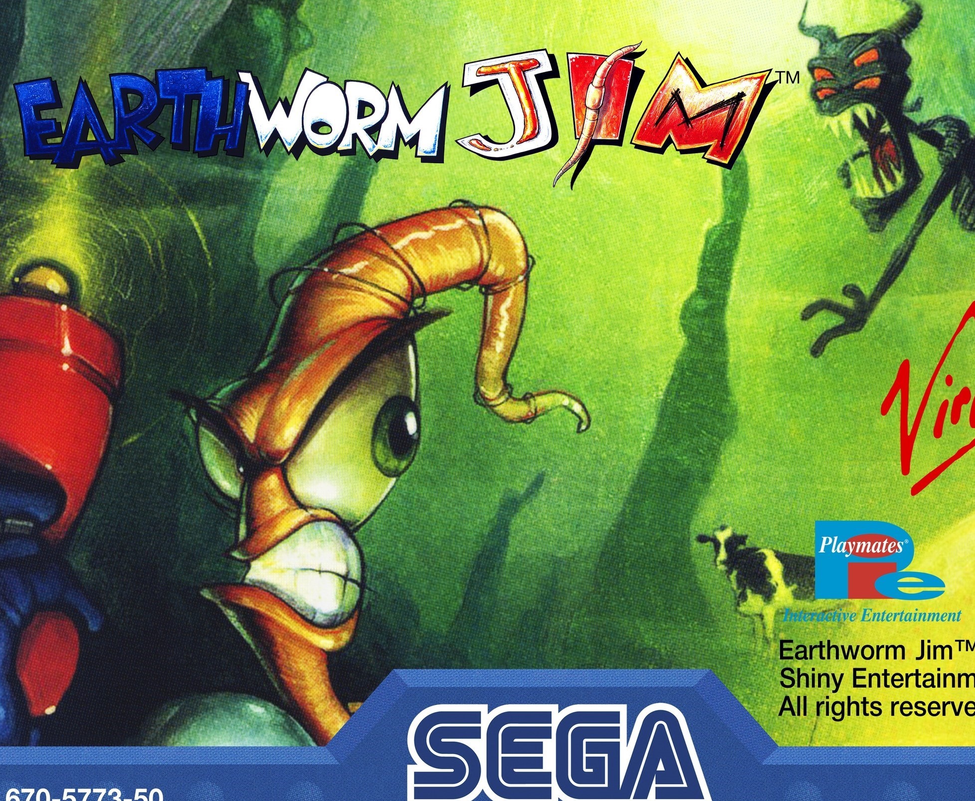 Прохождение Earthworm Jim Sega