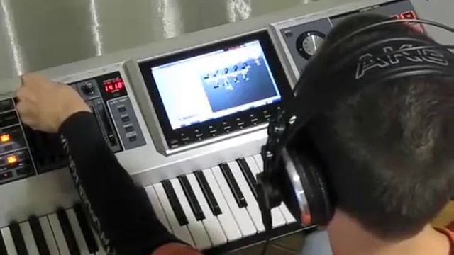 Roland Fantom G hard trance groovebox demo