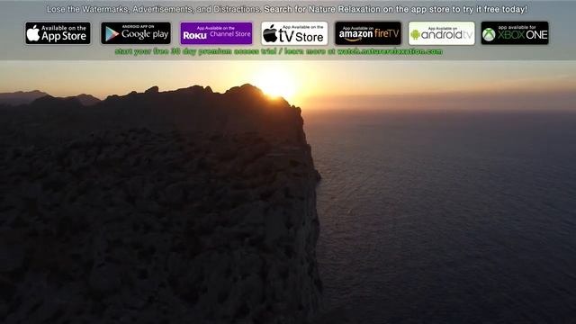 4K DRONE FILM  Mallorca & Canary Islands +Spa Music 1HOUR Nature Relaxation™ Aerial Ambient Film Mp