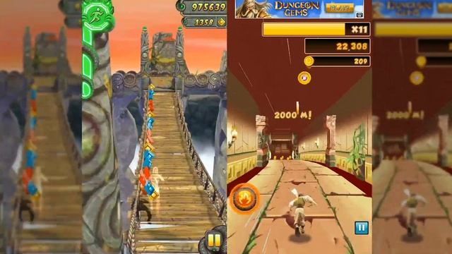 Temple Run 2 Sky Summit Vs Danger Dash - Endless Run Game