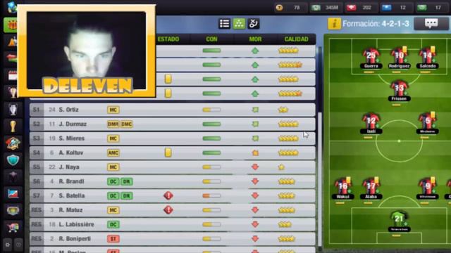 FORMACIÓN VS 4-3-3 | MI MAYOR MOTIVADA (MINUTO 10:35) | Formaciones Top Eleven Be Manager