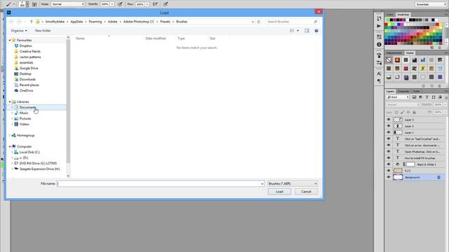 How To Load Brushes Into Photoshop