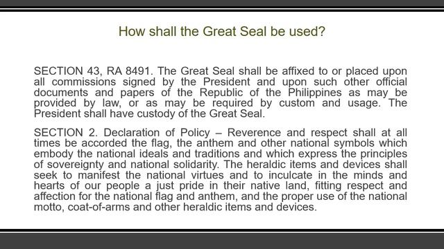 Counterfeiting the Great Seal; forging the Signature or Stamp of the President (Article 161, RPC)