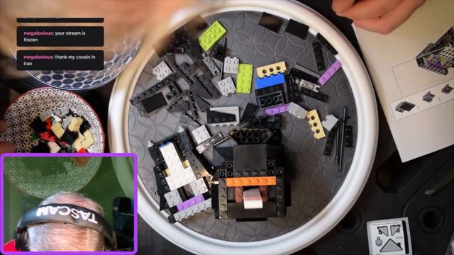 My Second Live LEGO Build, Darth Vader's Helmet!