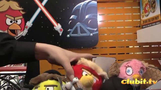 Angry Birds Star Wars Game Plush Soft Toys At The London Toy Fair 2013