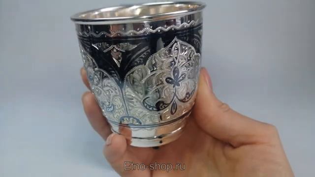 Серебряный стакан «Восточный» 74-95