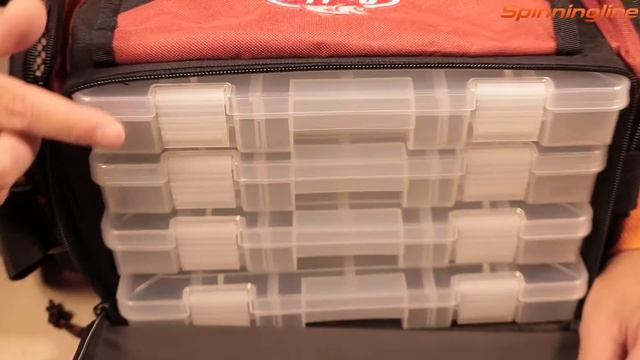 Сумка для рыбалки Berkley System Bag Red-black 4 Boxes