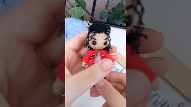 Майкл Джексон #амигуруми #вязание #вязаниекрючком #игрушкикрючком #вязаниеназаказ #ручнаробота