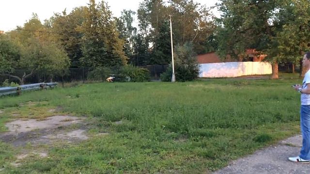 Align T-Rex 450 Pro V2 Super Combo полет без тренировочных шасси