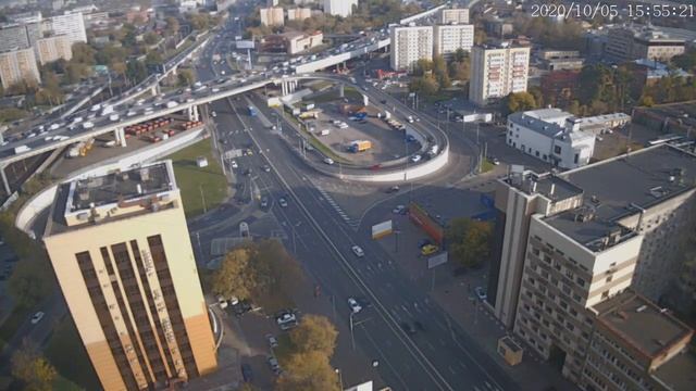Москва - Нижегородская улица - веб камера 05.10.2020, 12:56