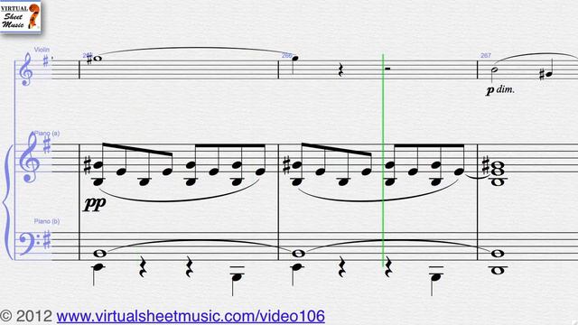 Felix Mendelssohn-Bartholdy's, Concerto In E Minor Op. 64 Violin And Piano Sheet Music - Video Scor
