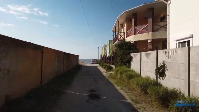 Расстояние к морю.  Пансионат 