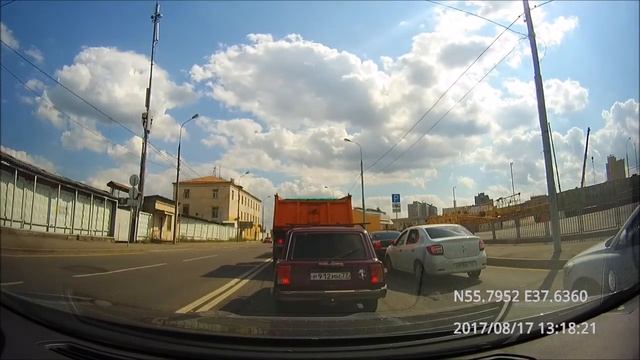 Driving In Moscow City: Западное Дегунино - Мещанский - Марфино 17/08/2017 (timelapse 4x)