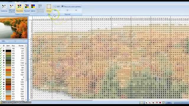 ВЫШИВКА КРЕСТОМ  Как я делаю схему для вышивки