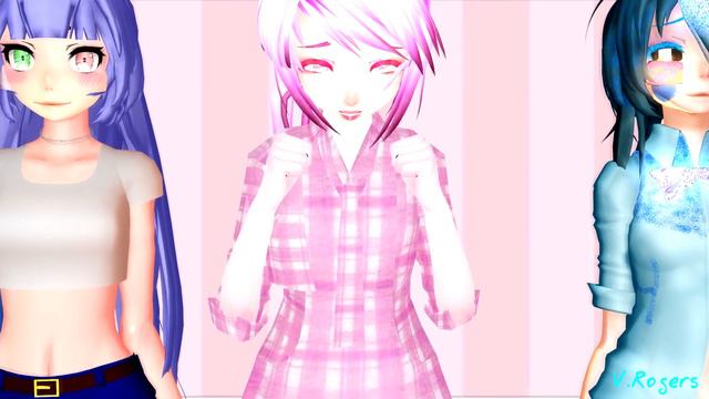 || MMD DDLC || Doki Doki Forever (Short.) + MOTION DL!