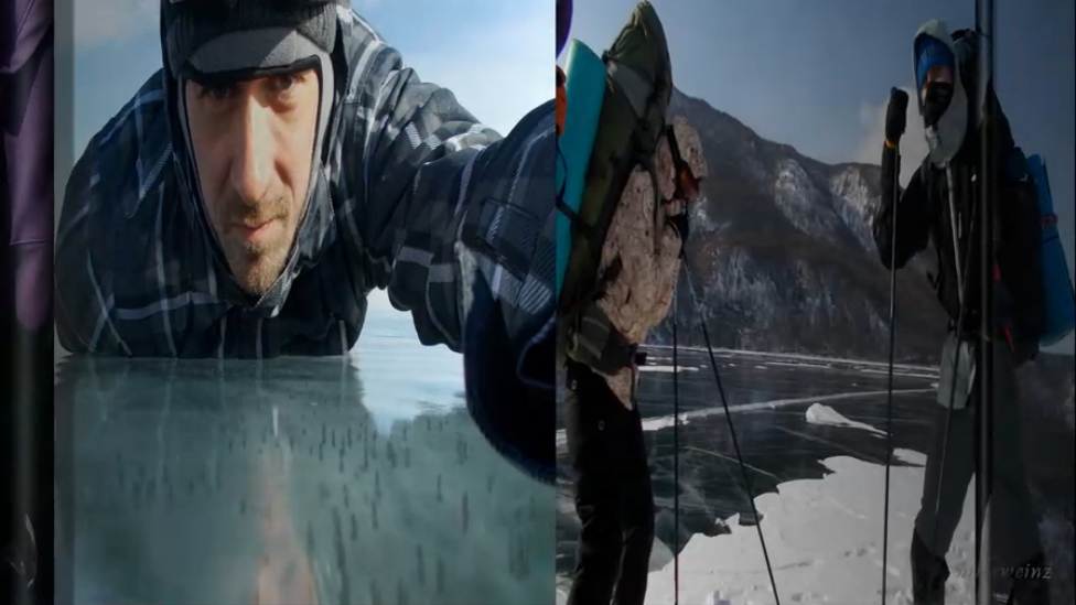 экстрим Байкал на коньках!