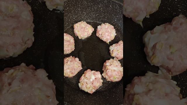 Котлета с гречкой