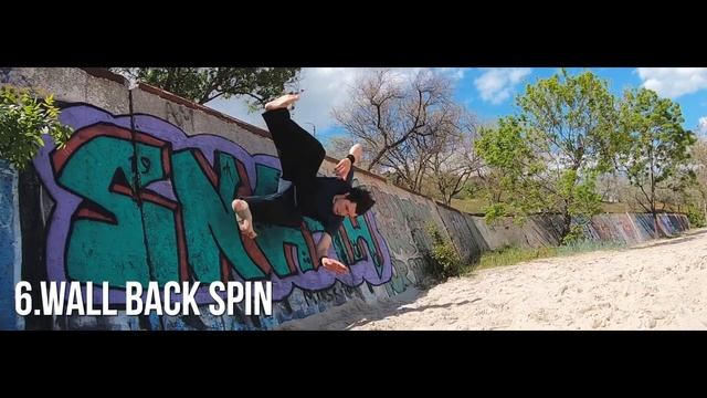 10+ VARIATIONS OF WALL SPIN - PARKOUR & FREERUNNING TRICKS