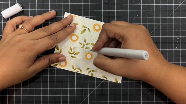 Floral Card Using Gina K Designs Stamp