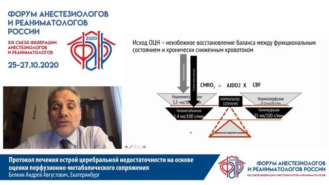 Остр церебр недостаточность перфузия и метаболизм Белкин А.А.