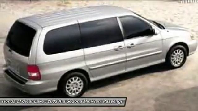 2003 KIA SEDONA Webster TX KNDUP131