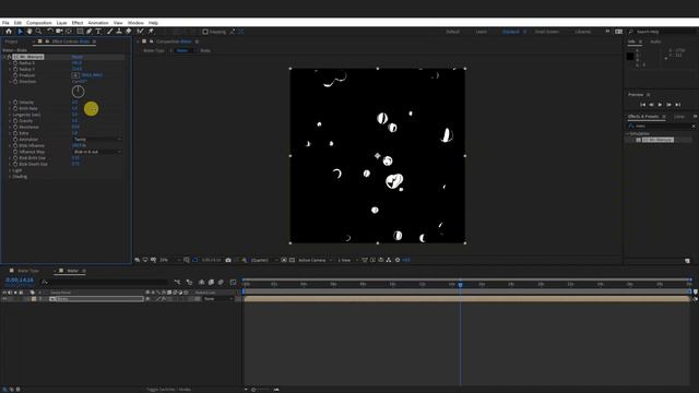 Эффект водных капель в Adobe After Effects