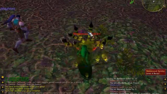 World Of Warcraft - 2004 Beta Druid Gameplay