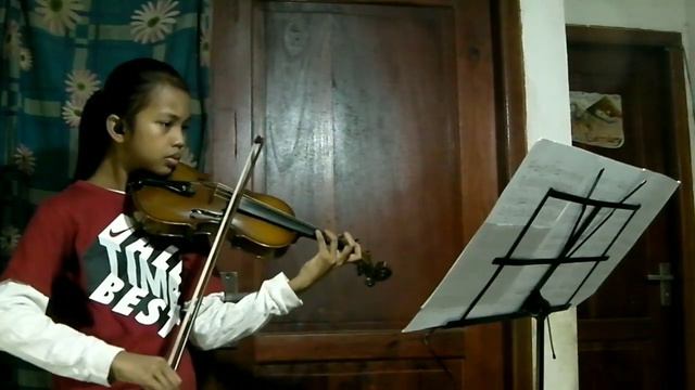 NOCTURNE. OP. 9 NO. 2 - F. CHOPIN Violin Solo By Firda 10.5 Yo. (FIRDA FIFI VERSION)