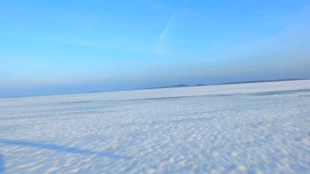 Ładna Pogoda Na Zalewie Wiślanym - łyżwiarstwo Turystyczne