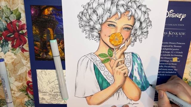 How I Color Clothing And Flowers With Copic Markers | Copic Marker Tutorial | Part 2 Of 4