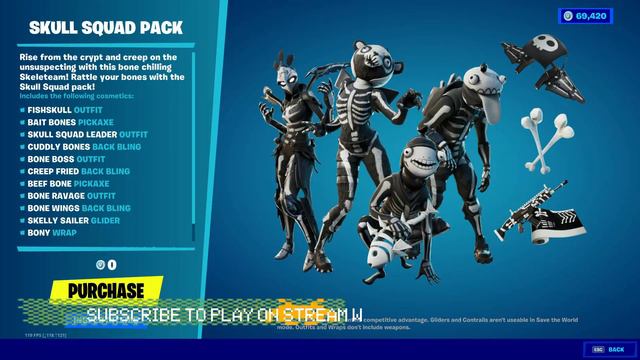 NEW Skull Squad PACK In Fortnite Is AMAZING! How To Get NEW NEW SKULL SQUAD PACK In Fortnite!