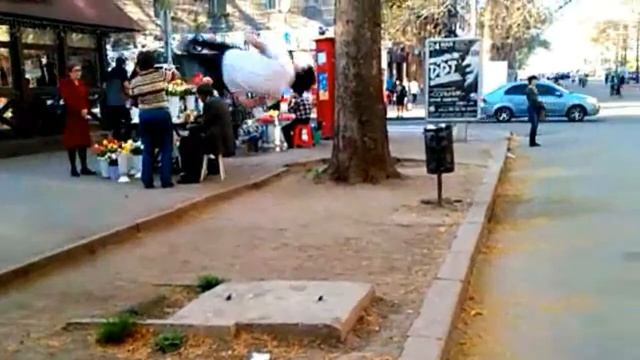 Боковое сальто в длину 3м