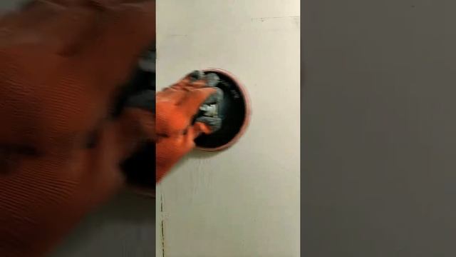 Финишная шлифовка стен, перед нанесением декоративной штукатурки. часть(10)